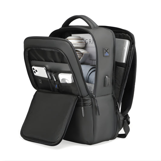 Mark Ryden 9103 oxford anti-theft backpack — side angle