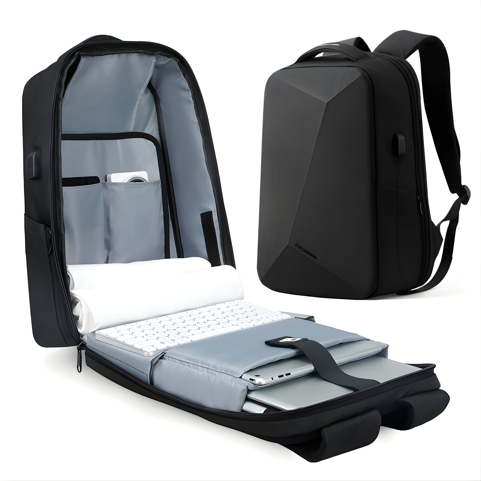 Mark Ryden 9405 eva & oxford waterproof backpack — laptop sleeve detail