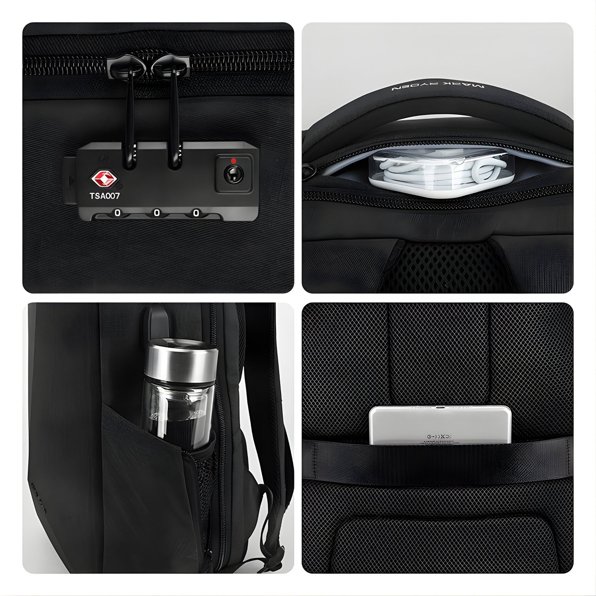 Mark Ryden 9405 eva & oxford waterproof backpack — logo detail