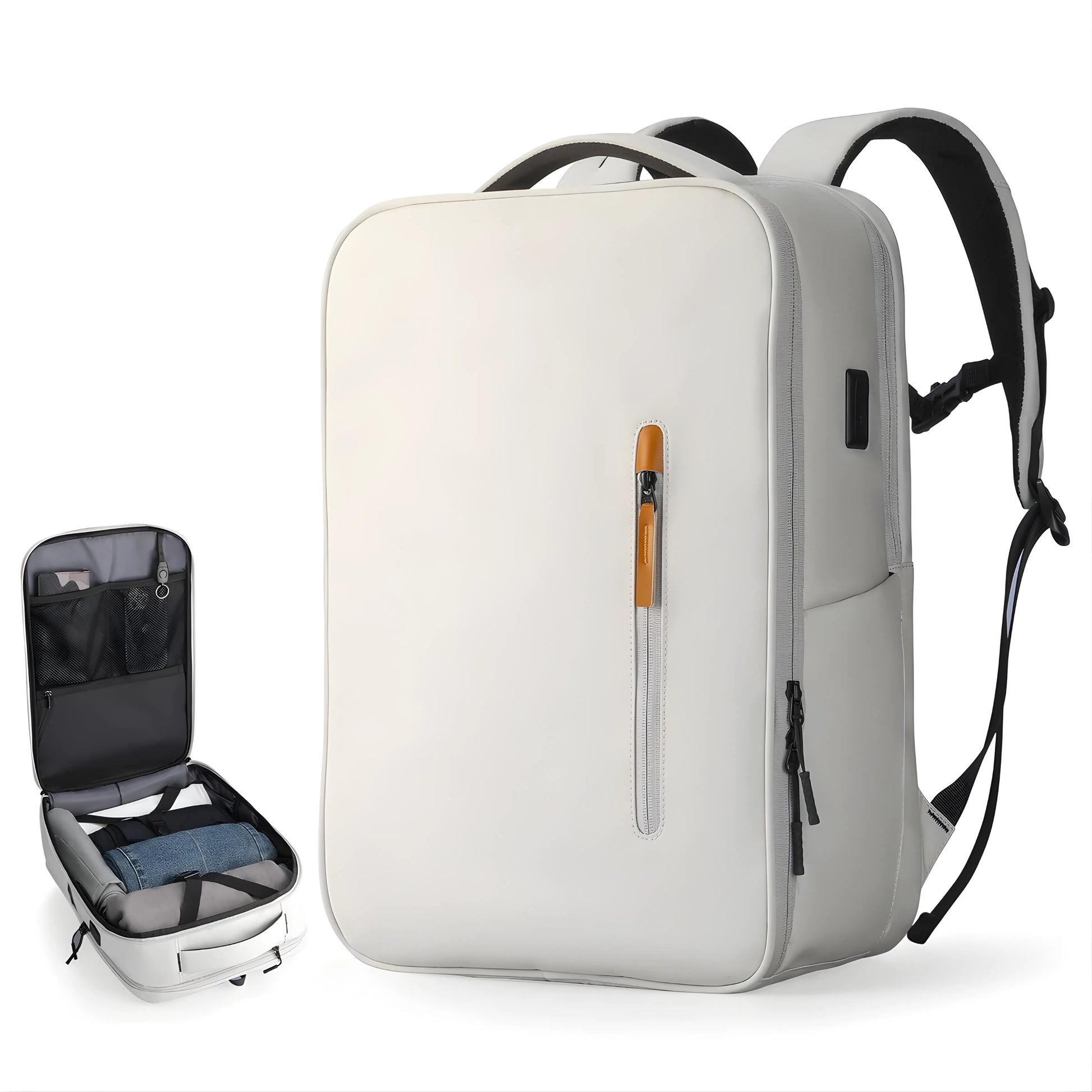 Mark Ryden 9202 oxford anti-theft backpack — front pocket close-up