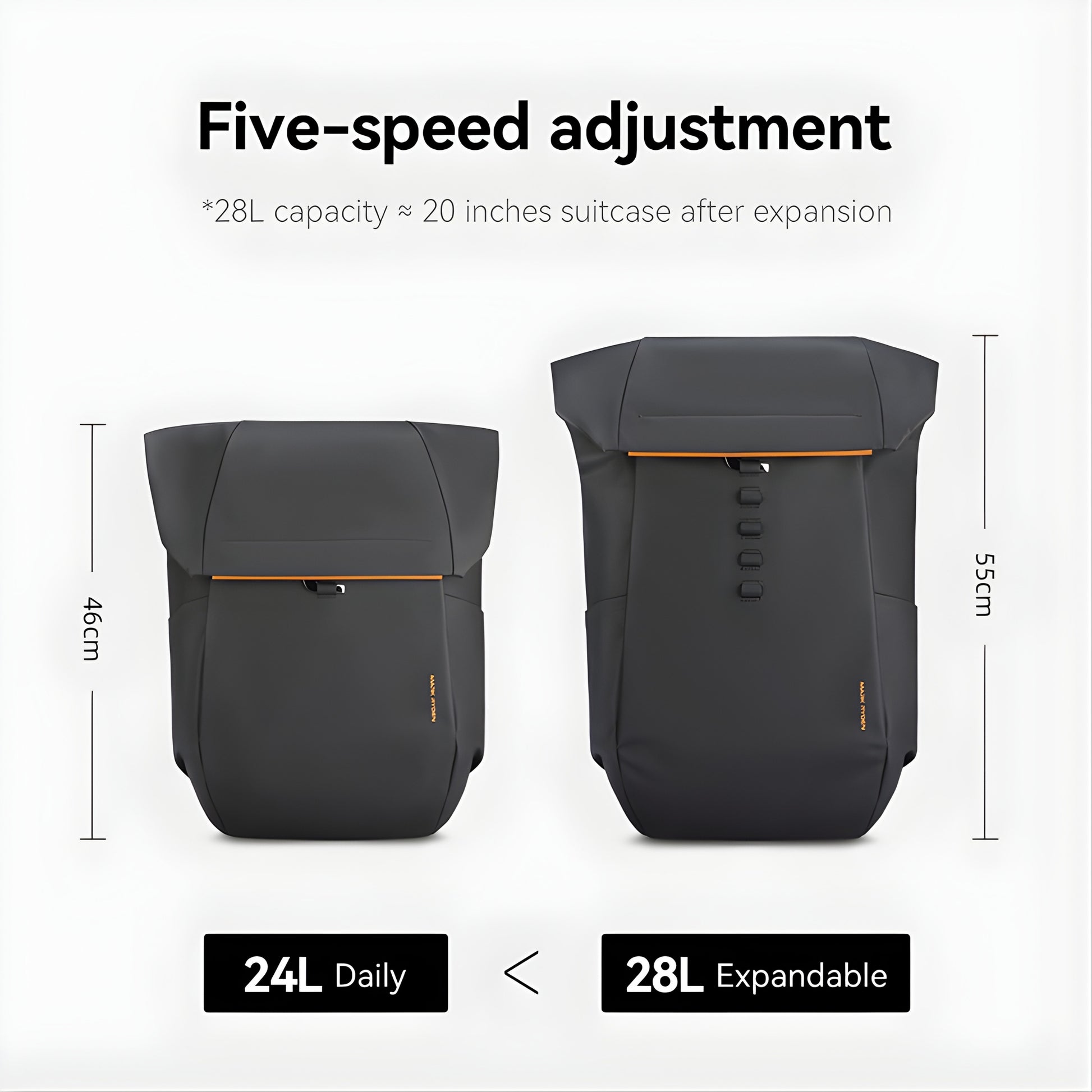 Mark Ryden 2975 oxford waterproof backpack — shoulder strap detail