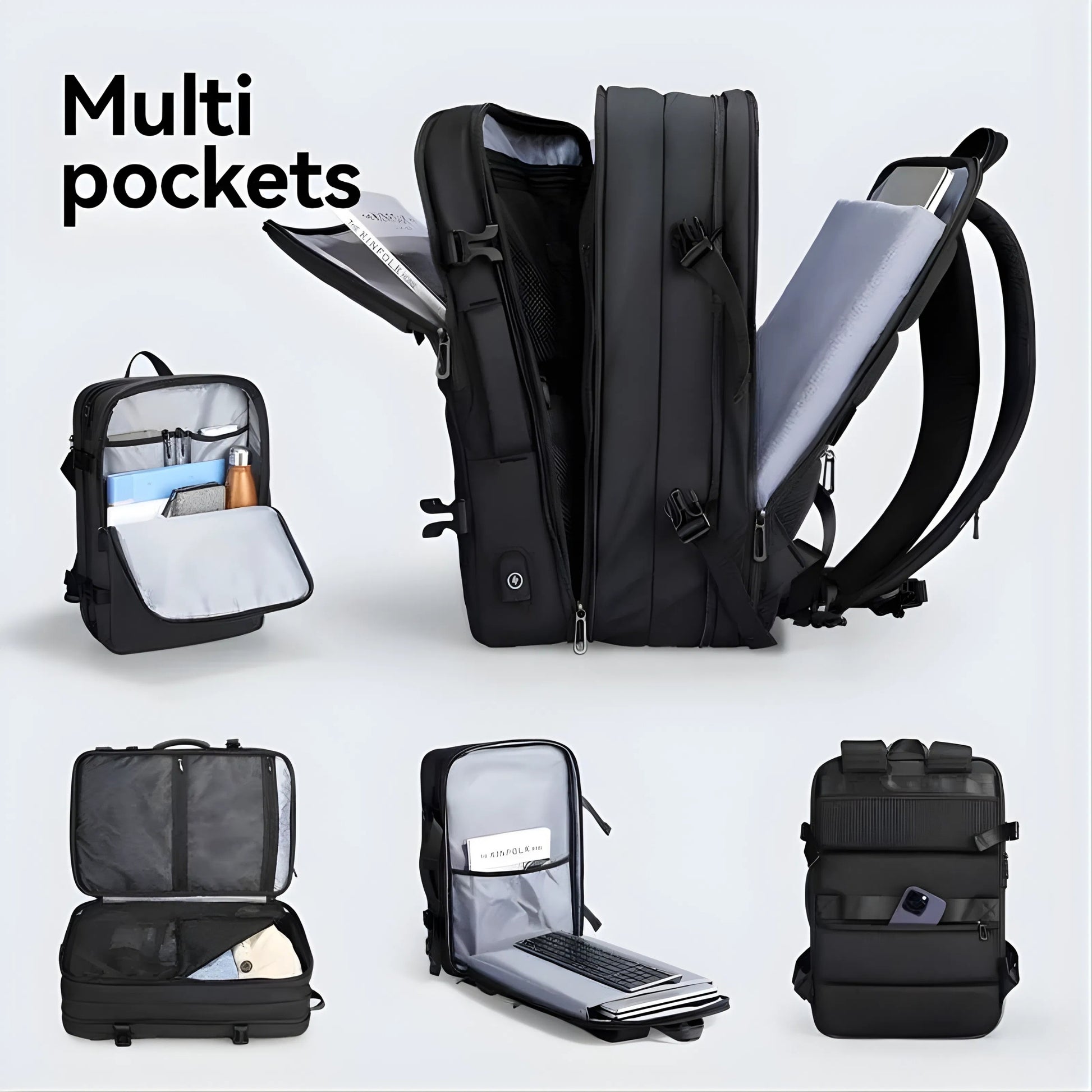 Mark Ryden 8057 oxford anti-theft backpack — lifestyle shot
