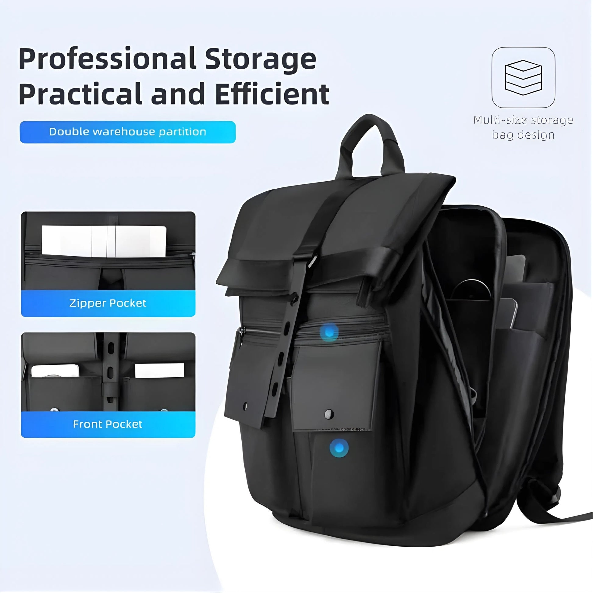 Mark Ryden 1696 oxford waterproof backpack — interior compartment
