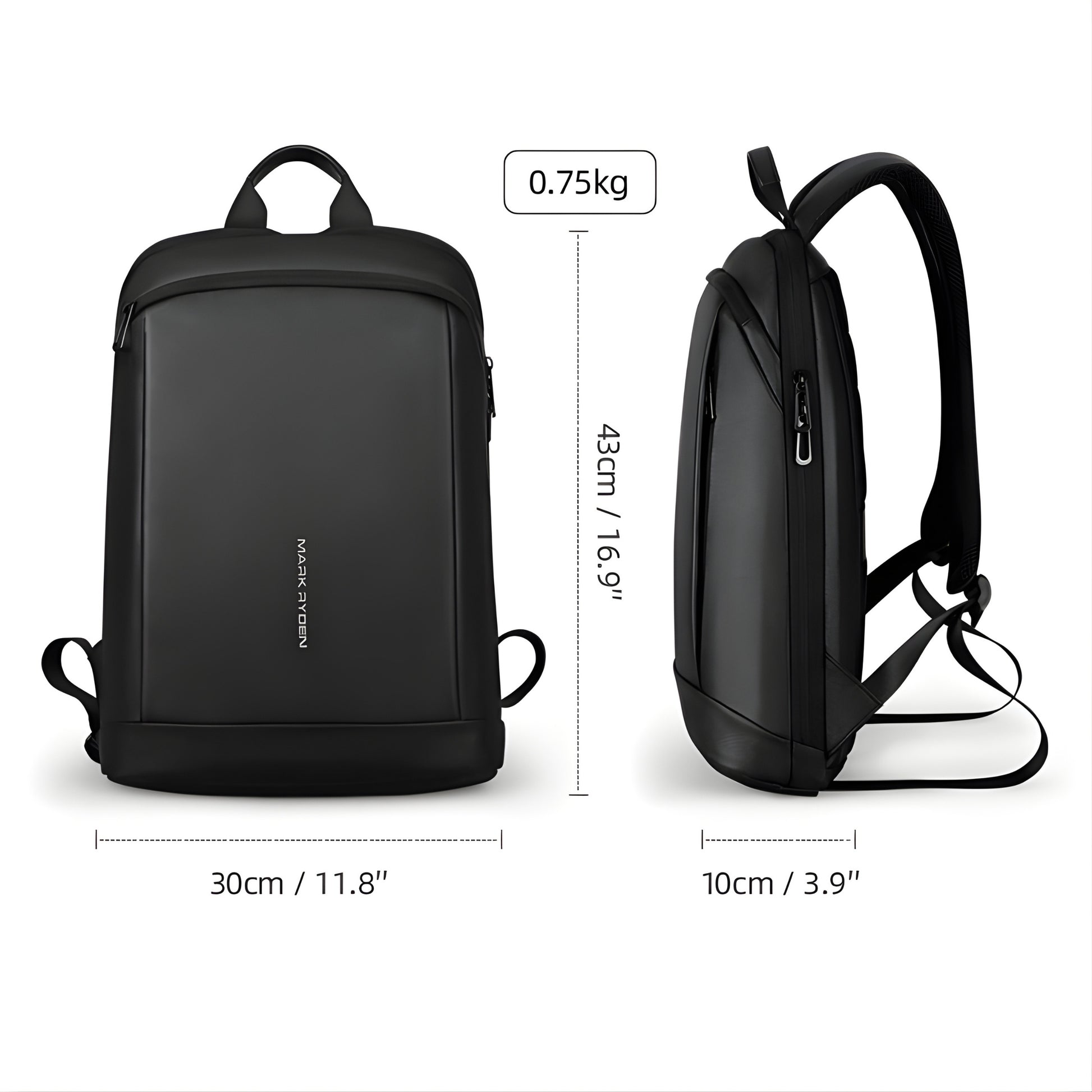 Mark Ryden 9813 oxford anti-theft backpack — interior compartment