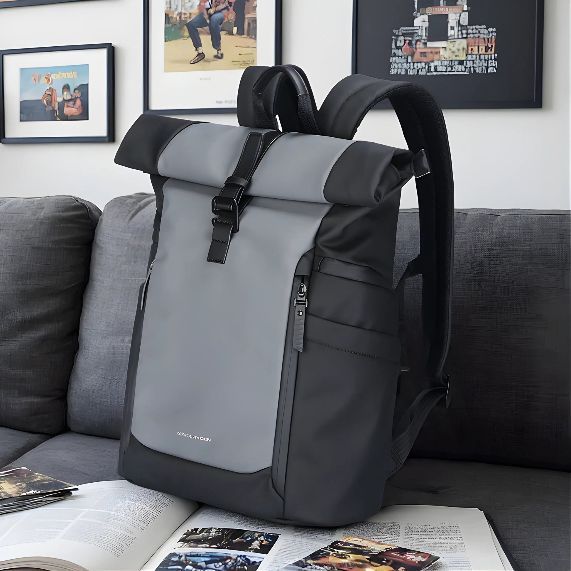 Mark Ryden 3807 oxford anti-theft backpack — laptop sleeve detail